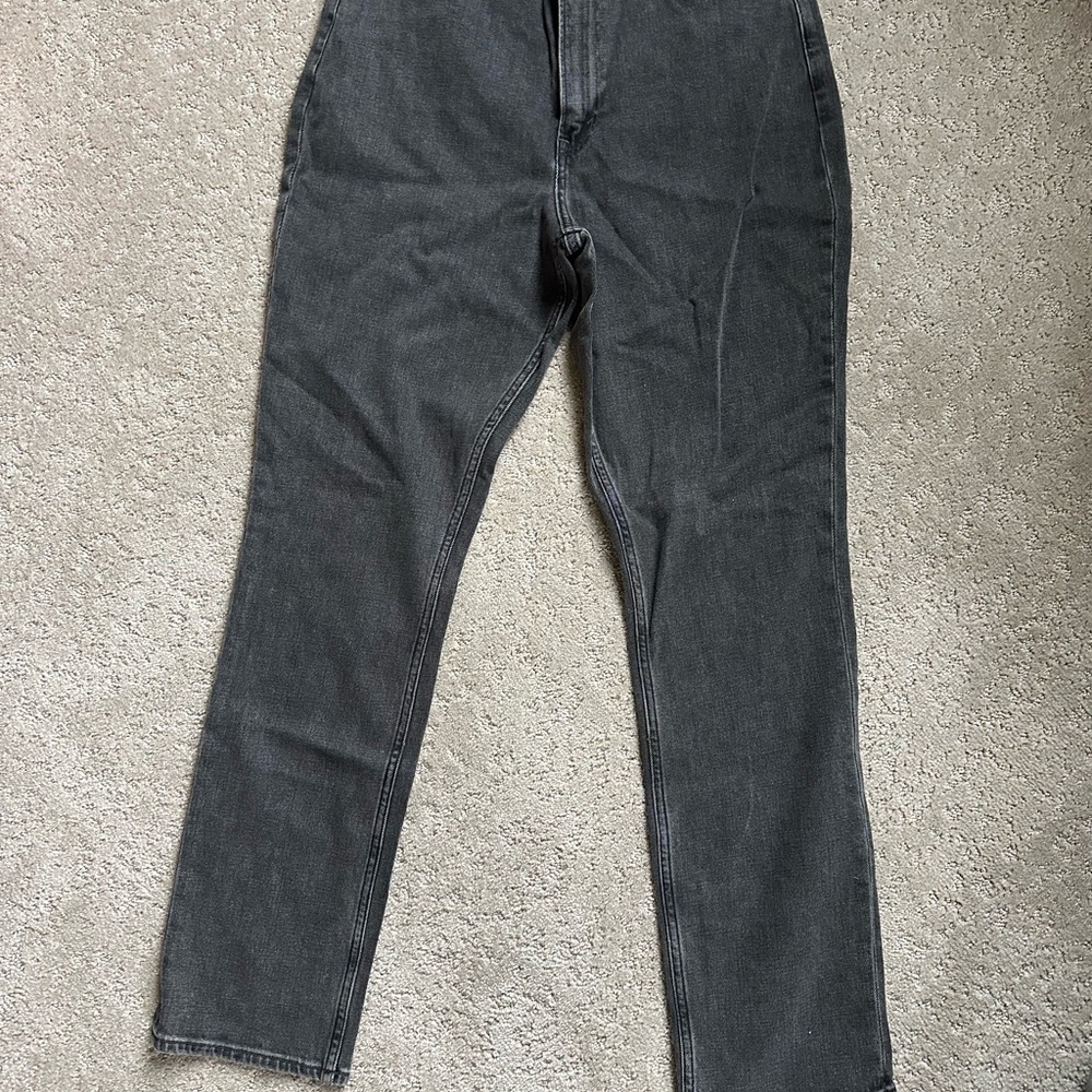 Abercrombie curve love straight leg jeans